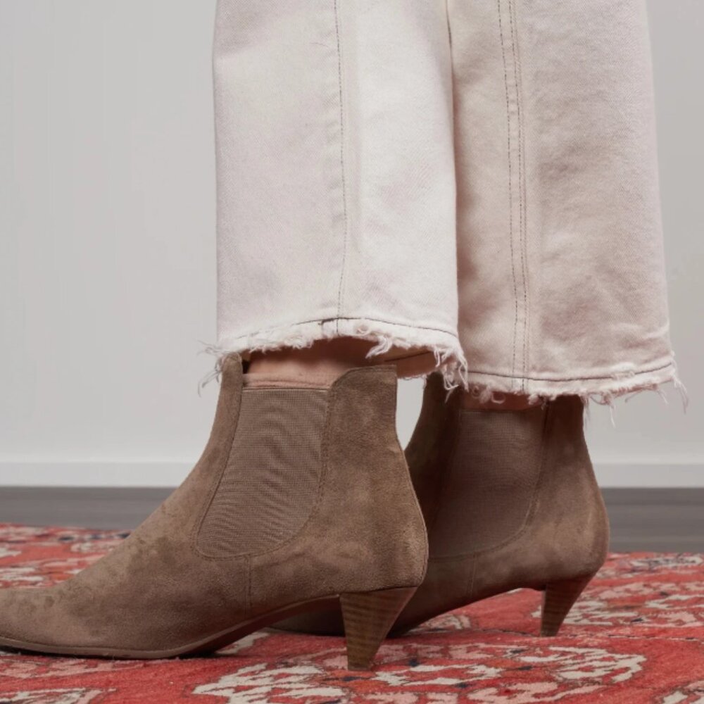 Pedro Garcia Brown Suede Ankle Booties